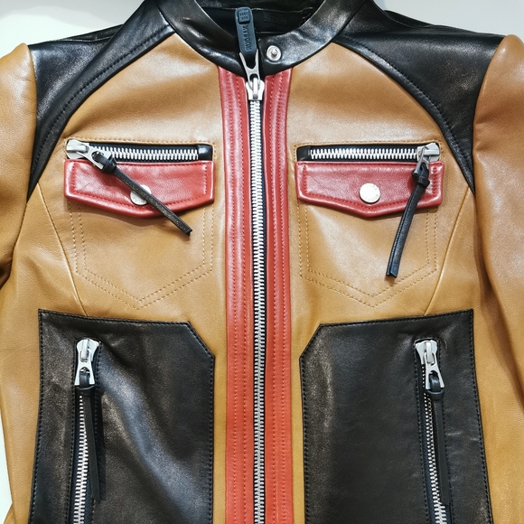NWT RUDSAK Massel leather Moto Jacket - Picture 2 of 9